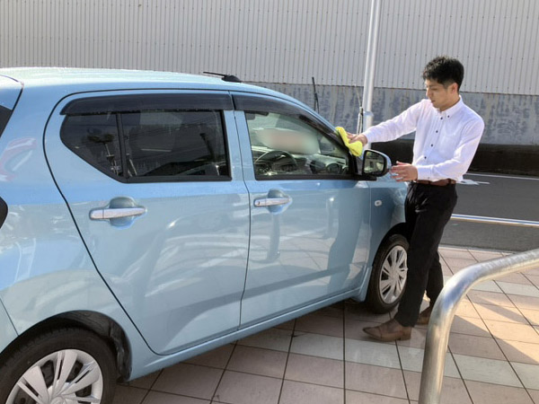 洗車の様子